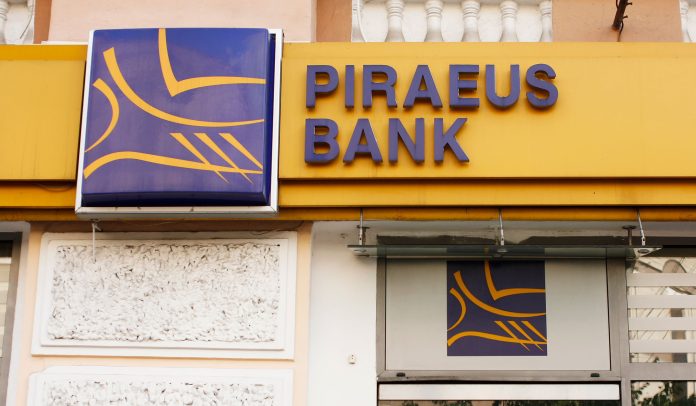 Kyiv,,Ukraine,-,July,25,,2021.,Piraeus,Bank,Is,Shown