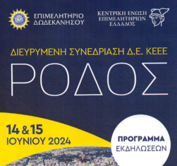 Στη Ρόδο η Διευρυμένη Συνεδρίαση της ΚΕΕΕ με θέμα τον νησιωτικό τουρισμό αλλά και τις διεκδικήσεις από τη νέα σύνθεση της Ευρωβουλής