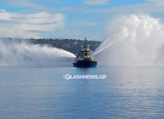 Εφτασε στο λιμάνι της Σούδας το δεύτερο ισχυρότερο ρυμουλκό της Ελλάδας! Εντυπωσιακή η υποδοχή στο λιμάνι