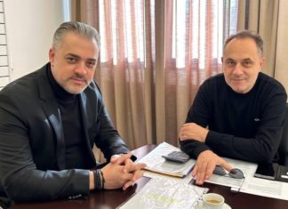 Συνάντηση Προέδρου Επιμελητηρίου Φθιώτιδας Χρυσόστομου Καρέλλη με το Δήμαρχο Λαμιέων Πανουργιά Παπαϊωάννου