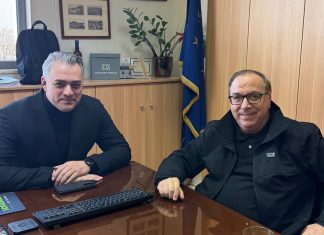 Επιμελητήριο Φθιώτιδας: Εθιμοτυπική επίσκεψη του Αλέξανδρου Διαμαντάρα στο Χρυσόστομο Καρέλλη