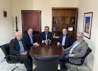 Επίσκεψη στον Πρόεδρο του Επιμελητηρίου Πιερίας του Δ.Σ. του Τμήματος ΑΧΕΠΑ Κατερίνης Hj-39 «Ολύμπιος Ζευς»