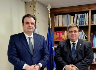 ΚΕΕΕ: Συνάντηση προέδρου ΚΕΕΕ, Γιάννη Βουτσινά, με τον υπουργό Οικονομικών, Κυριάκο Πιερρακάκη