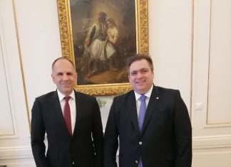 Συνάντηση του Προέδρου της ΚΕΕΕ. κ. Γιάννη Βουτσινά, με τον Υπουργό Εξωτερικών, κ. Γιώργο Γεραπετρίτη