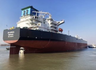 Άννα Αγγελικούση: Η Pantheon Tankers παρέλαβε το υπό ελληνική σημαία τρίτο νεότευκτο LR2 δεξαμενόπλοιο