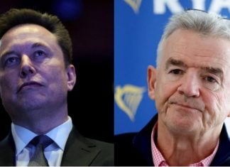 Αγρια κόντρα Έλον Μασκ με τον CEO της Ryanair: “Απολύστε τον” – “Είσαι ηλίθιος”