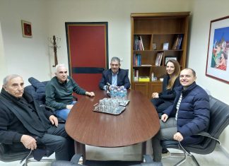 Συνάντηση του Προέδρου του Επιμελητηρίου Πιερίας με μέλη της ΑΜΚΕ «Φίλοι Μουσείου Πόλης Κατερίνης»