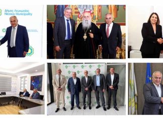 Επαφές του Γ. Χατζηθεοδοσίου στην Κύπρο με στελέχη της κυβέρνησης, φορέων επιχειρηματικότητας, τον Αρχιεπίσκοπο και Δημάρχους
