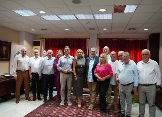 Επιμελητήριο Πιερίας: Την Υφυπουργό Τουρισμού Άννα Καραμανλή, υποδέχθηκε ο Πρόεδρος του Επιμελητηρίου Πιερίας Κώστας Πίτσιας